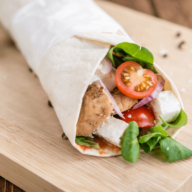Chicken Caesar Wrap.