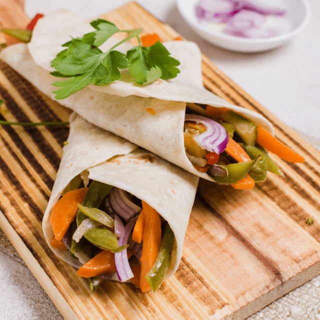 Grilled Veggie Wrap.