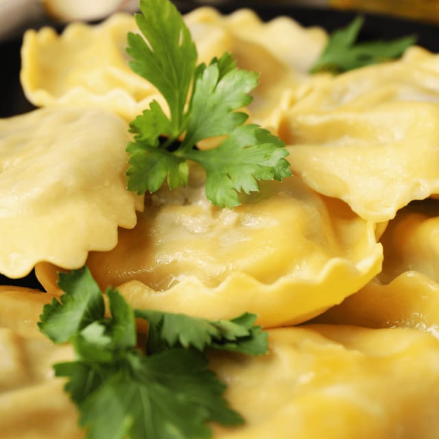 Ravioli Lunch.