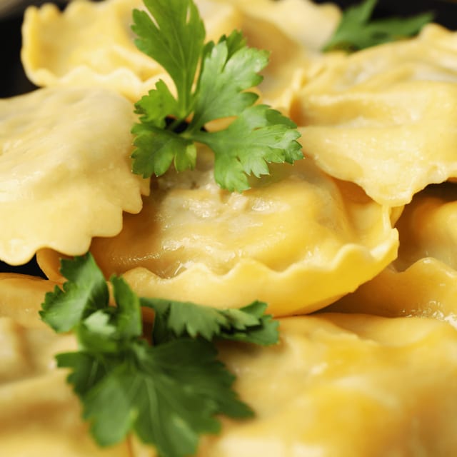 Ravioli Dinner.