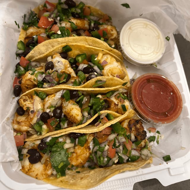 Shrimp Tacos.