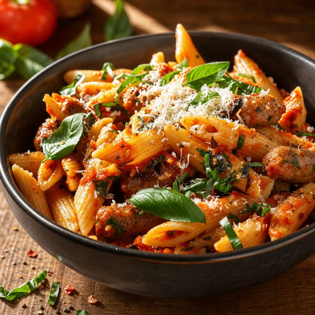 Penne Vodka Lunch.