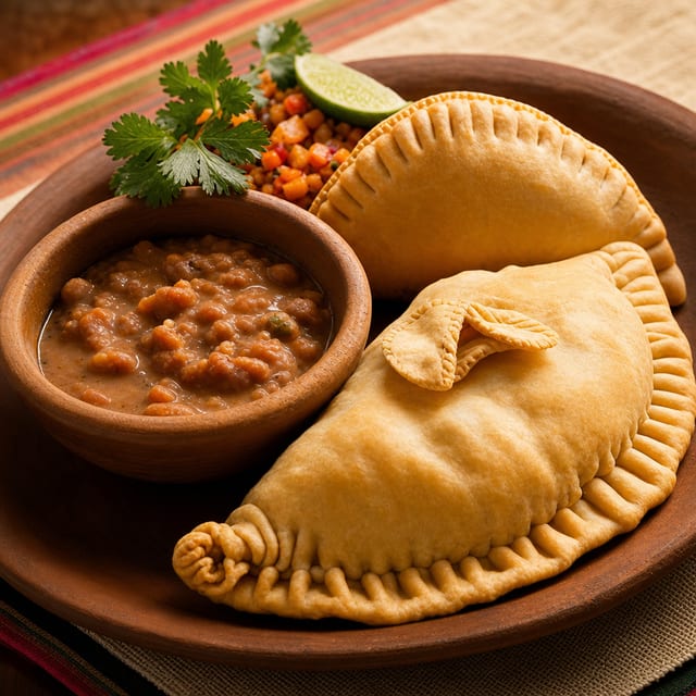 BBQ Chicken Empanada.