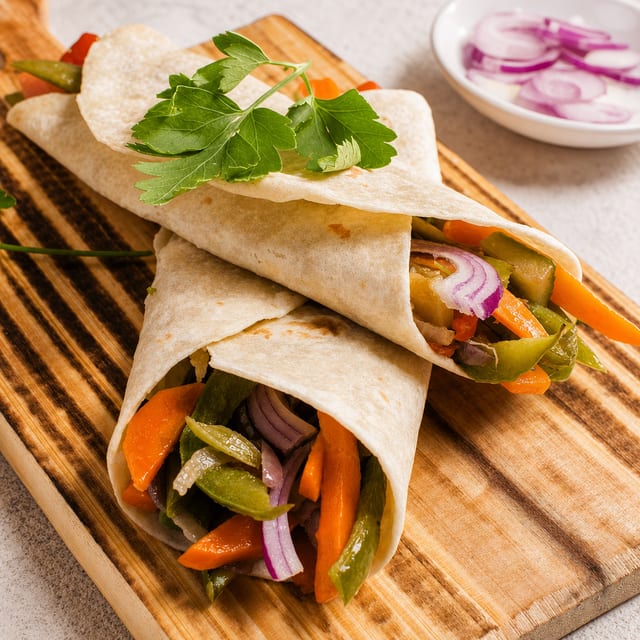 Grilled Veggie Wrap.