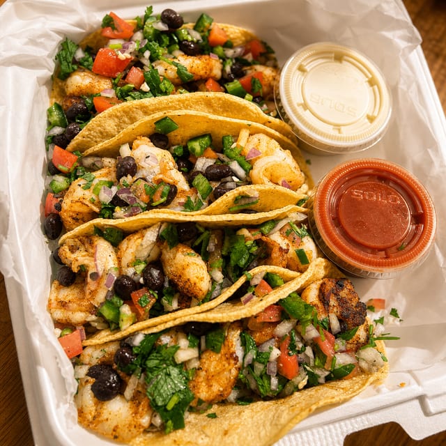 Shrimp Tacos.