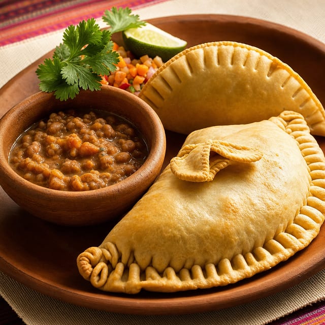 Broccoli Cheddar Empanada.