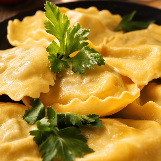 Ravioli Lunch.