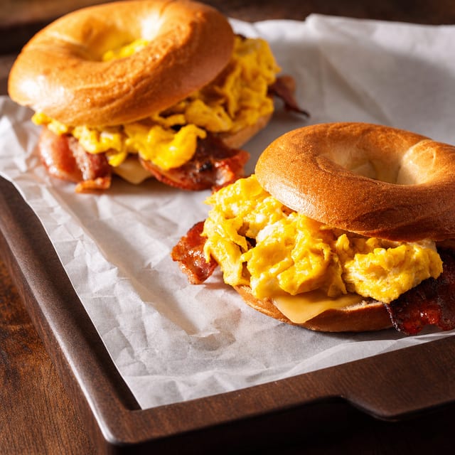 Bacon, Egg & Cheese Sandwich.