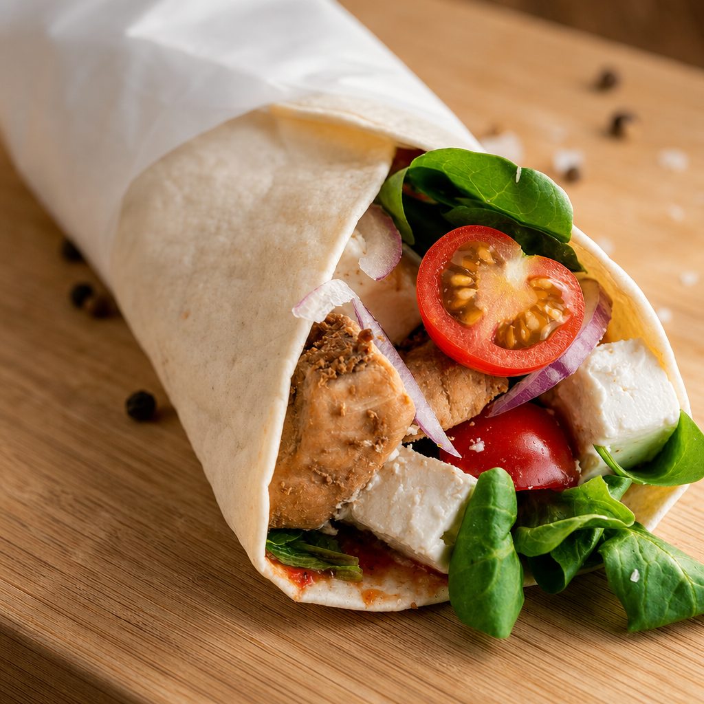 Chicken Caesar Wrap.
